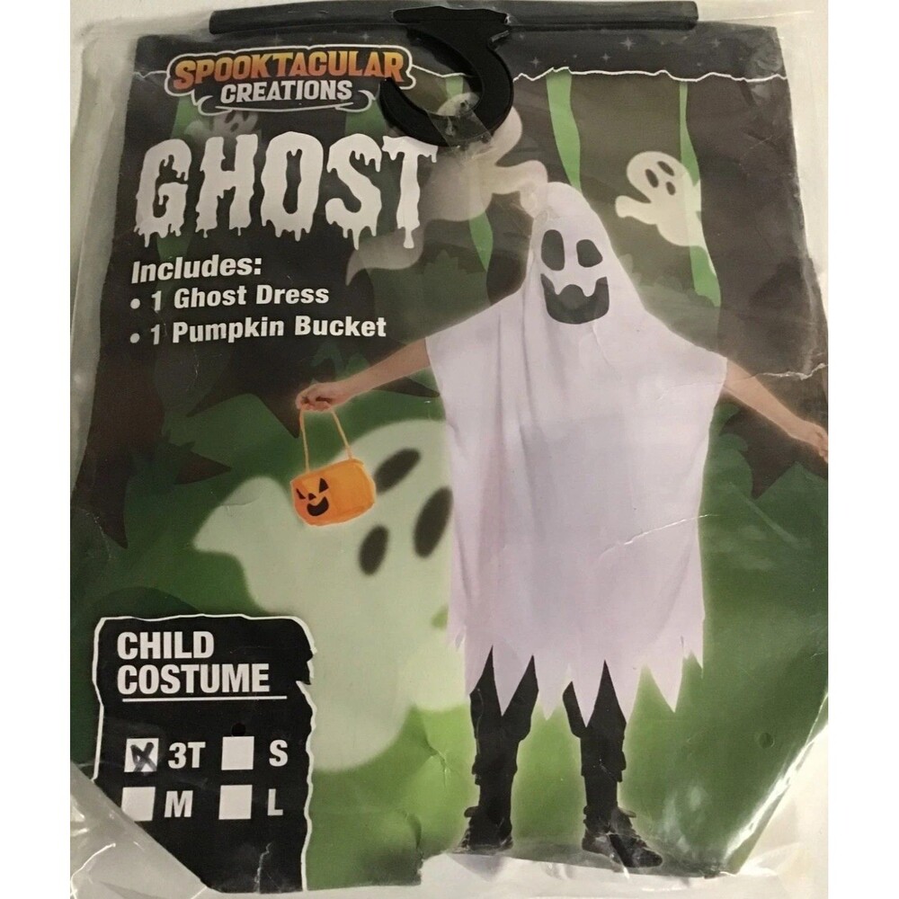 GHOST Costume TODDLER 3T Halloween Spooktacular Creations NIP